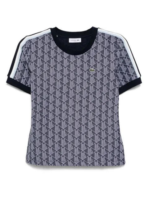 Lacoste monogram jacquard T-shirt