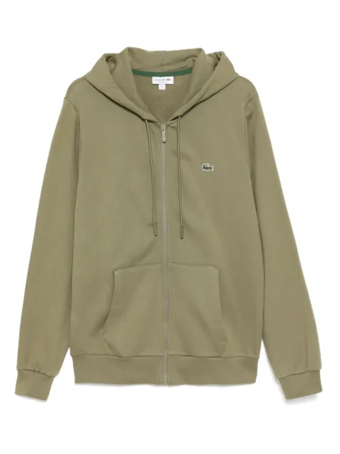 Lacoste zipped fleece sweatshirt