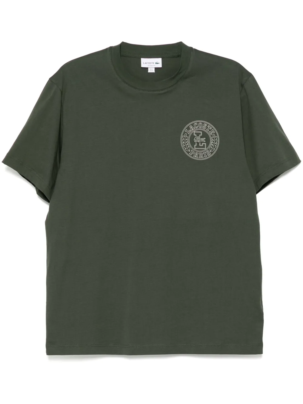 Lacoste T-shirt met logoprint Groen
