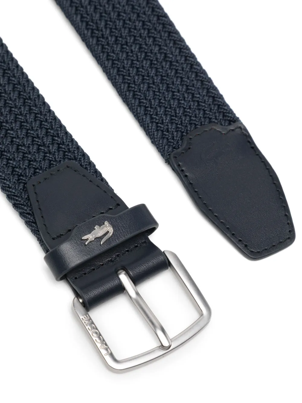 Lacoste canvas strap belt - Blauw