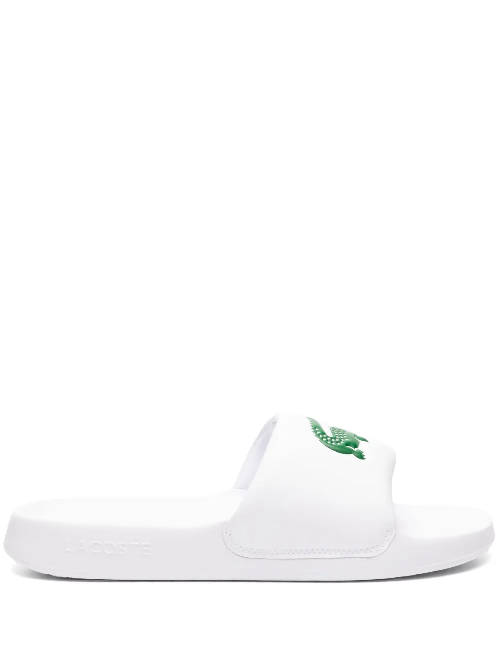 Lacoste Serve 1.0 badslippers Wit