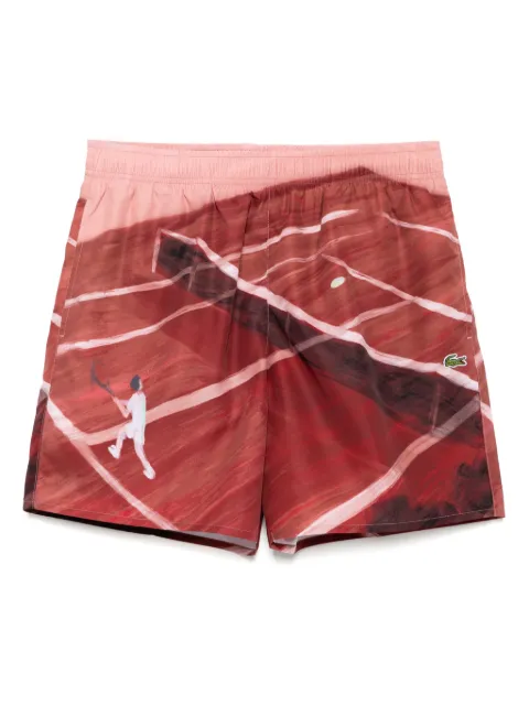 Lacoste quick-dry swim trunks
