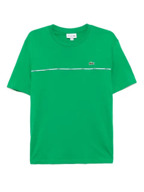 Lacoste playera con ribete del logo