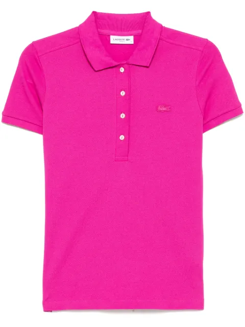 Lacoste logo-patch polo top