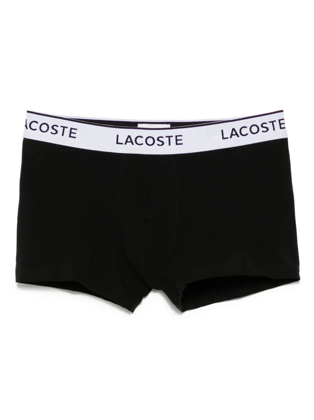 Lacoste Drie stretch boxershorts - Zwart