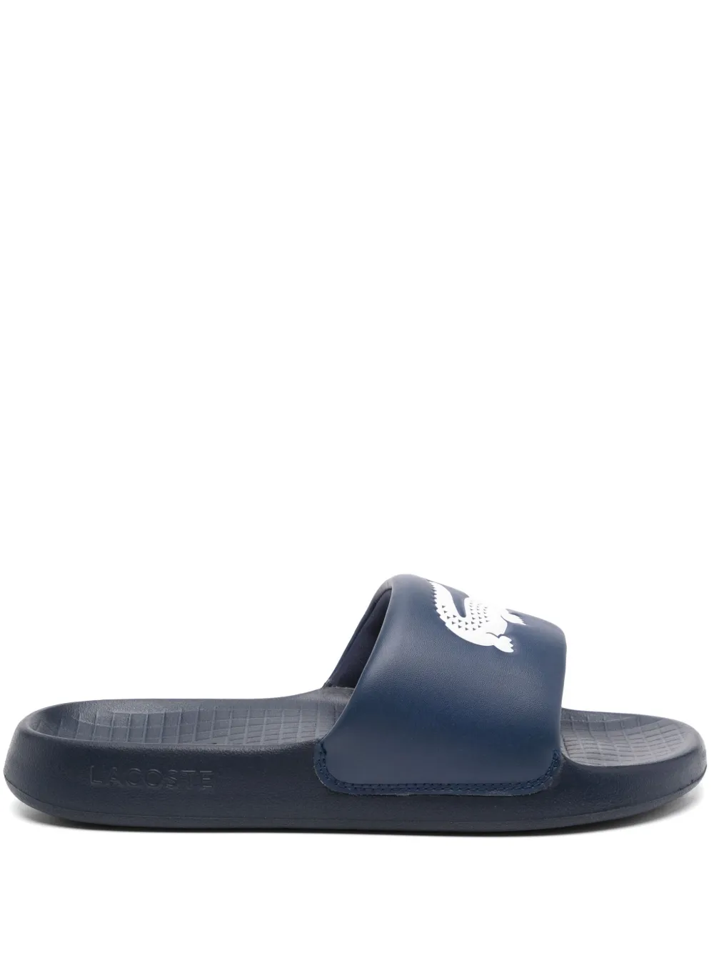 Lacoste Serve 1.0 badslippers Blauw