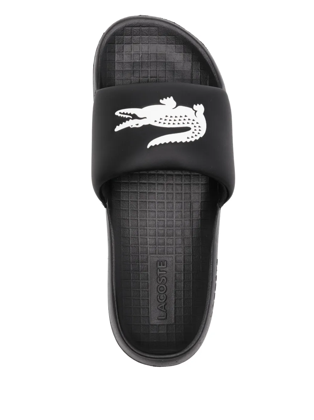Lacoste Serve 1.0 badslippers Zwart