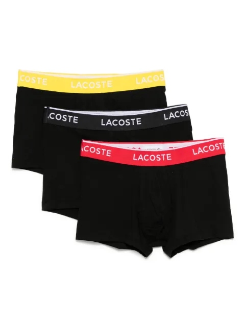 Lacoste logo-waistband boxers (pack of three)