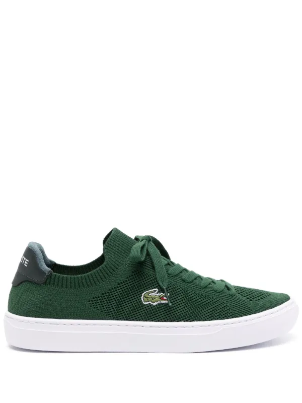 LACOSTE スニーカー ラコステ24年秋冬ユニセックススニーカー、複数素材ミックスの高