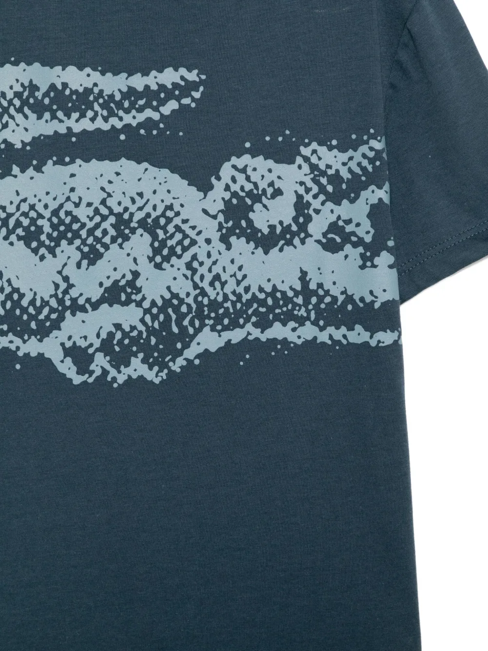 Lacoste T-shirt met grafische print Blauw