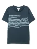 Lacoste graphic-print T-shirt - Blue