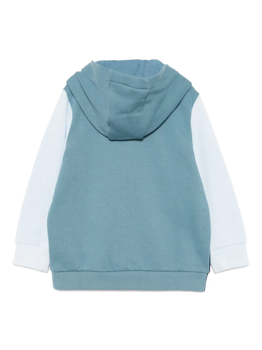 Lacoste Hoodie met colourblocking Blauw