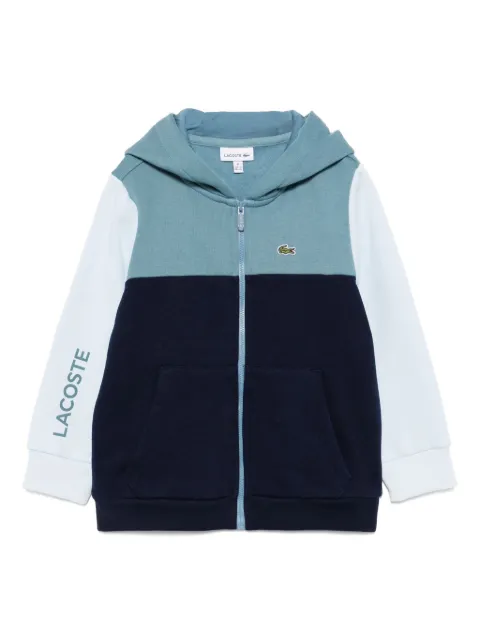 Lacoste colour-block hoodie