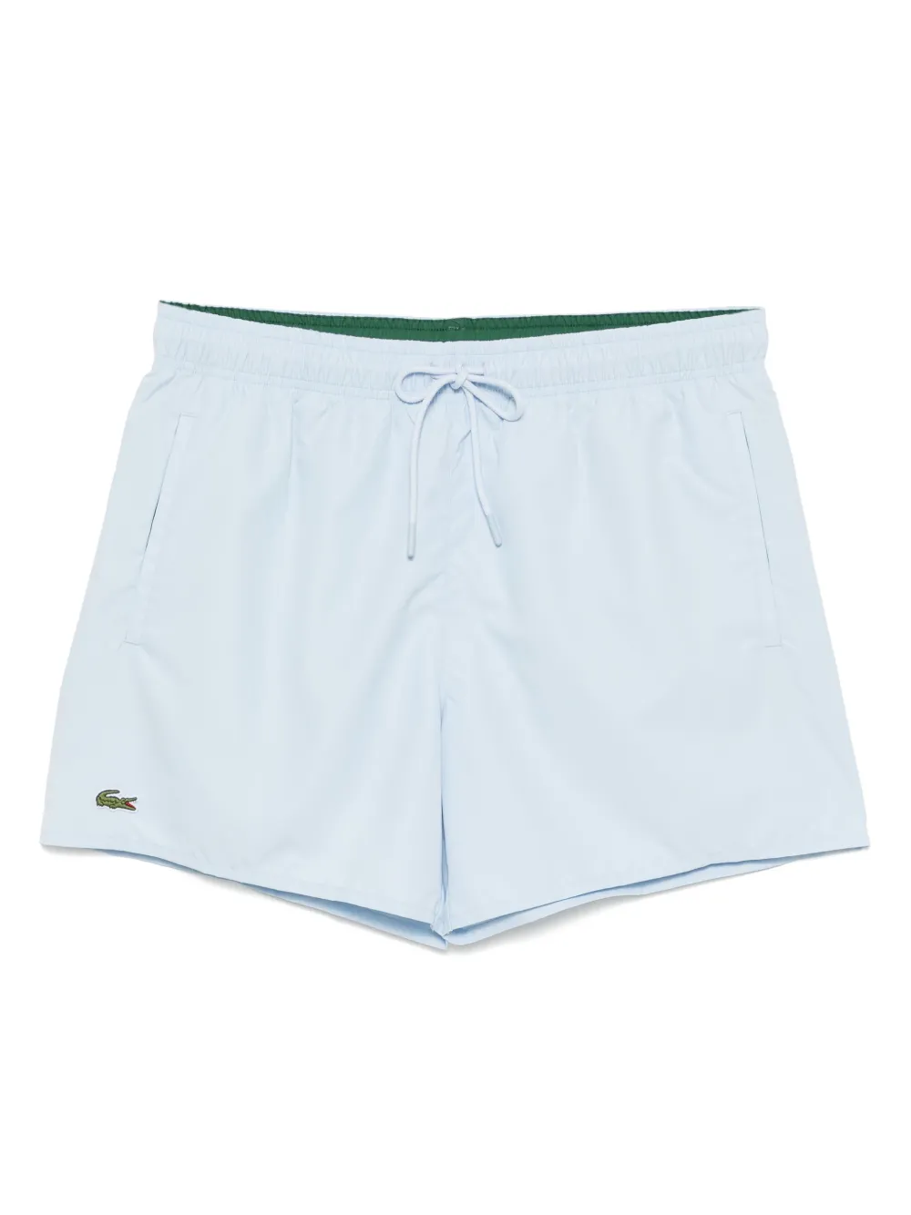 Lacoste クイックドライ トランクス水着 - ブルー Lacoste クイックドライ トランクス水着 - ブルー