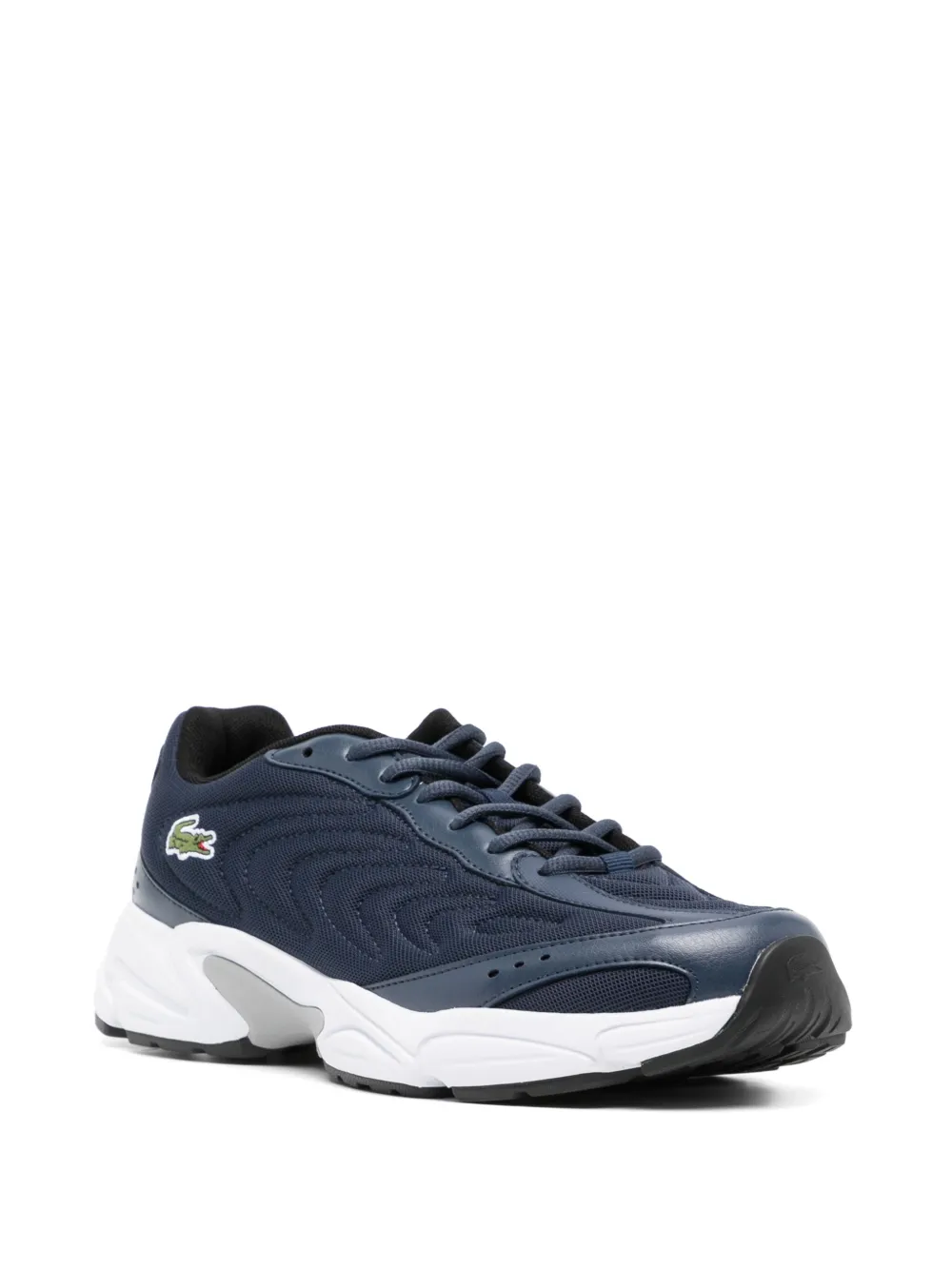 Lacoste Storm 96 2K Lite leren sneakers Blauw