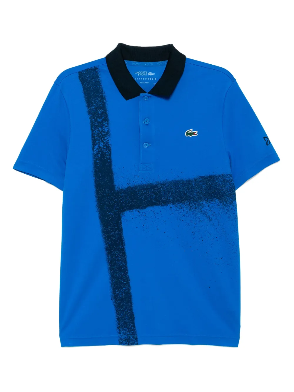 Lacoste x Novak Djokovic poloshirt Blauw