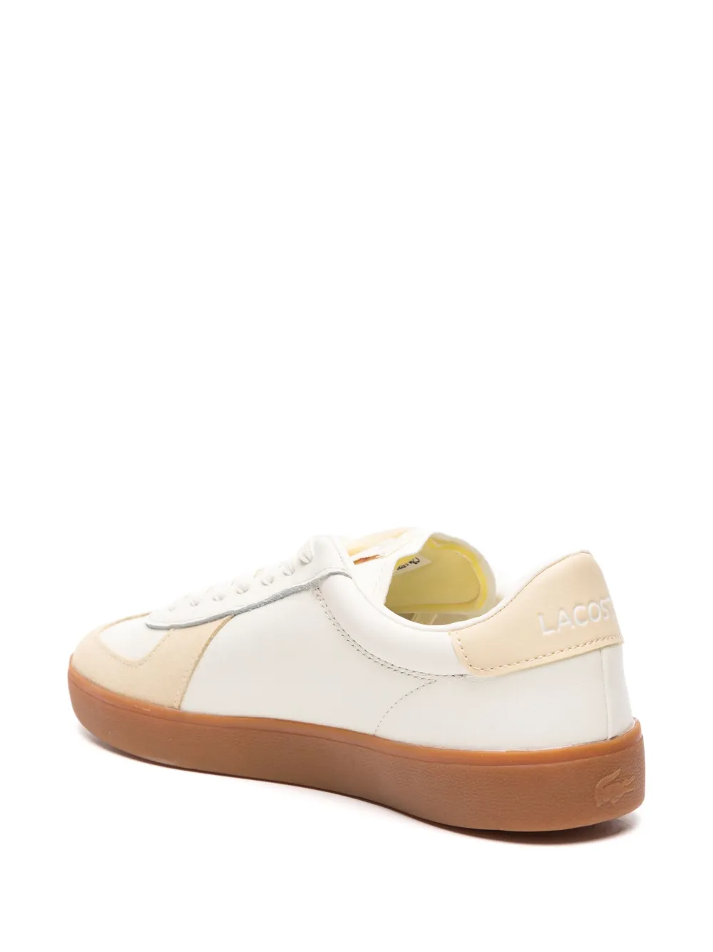 Lacoste Baseshot Pro leren sneakers Beige