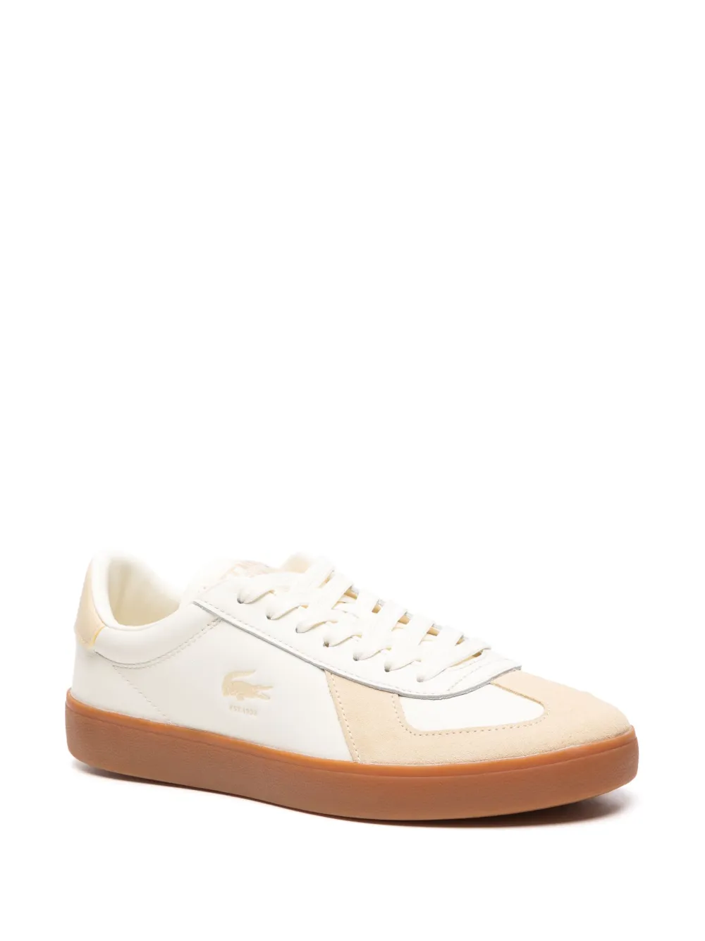 Lacoste Baseshot Pro leren sneakers Beige