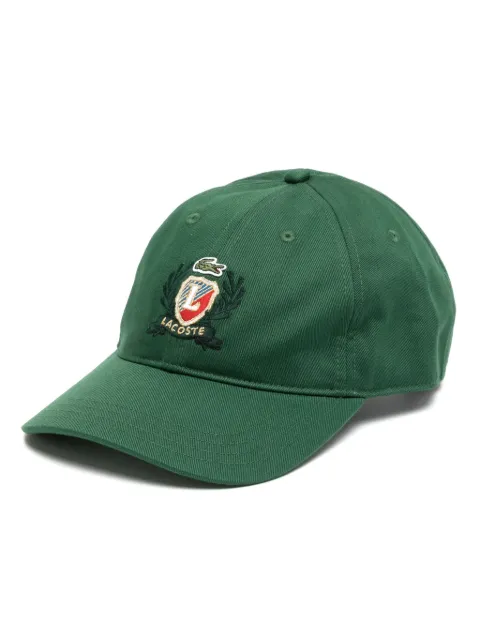 Lacoste embroidered twill cap
