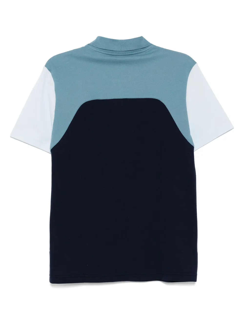 Lacoste Poloshirt met colourblocking - Blauw