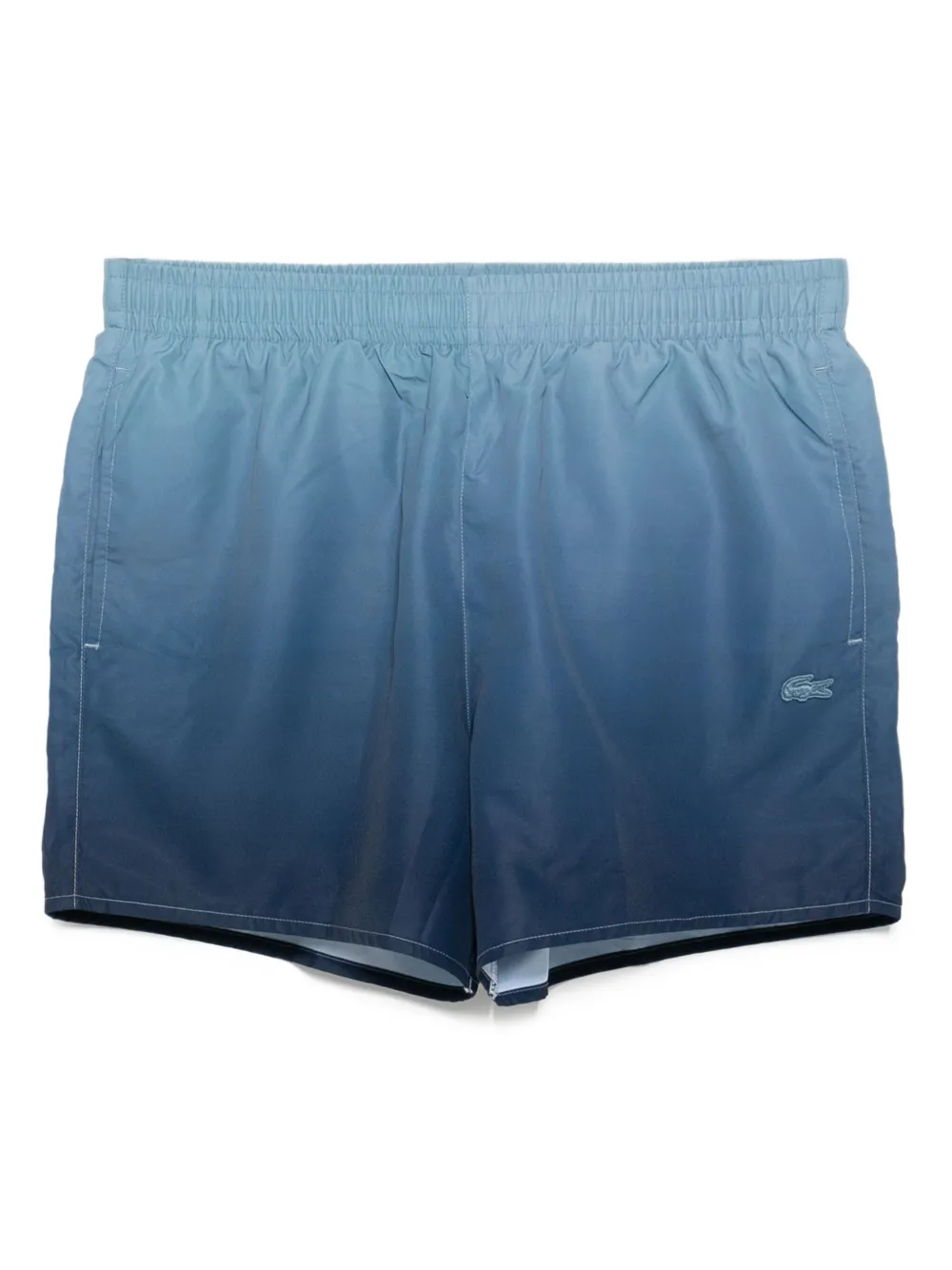 Lacoste Zwembroek met kleurverloop en logo-applicatie Blauw
