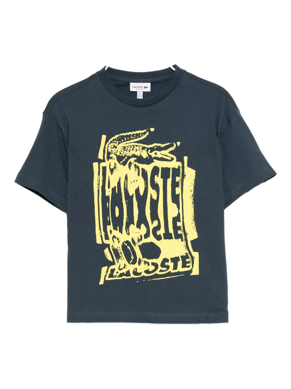 Lacoste graphic-printed T-shirt | Blue | Image 1