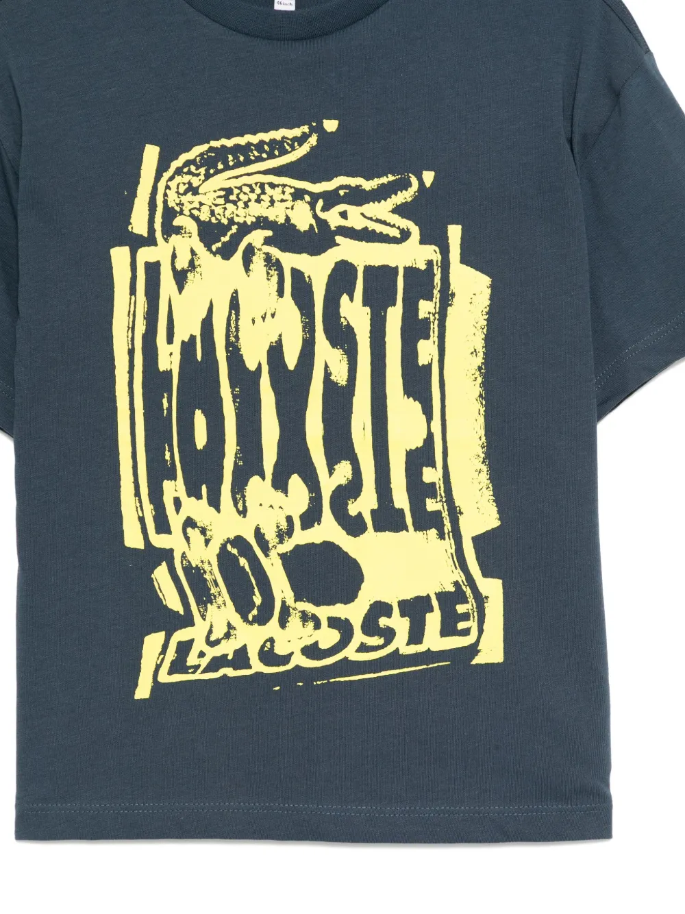 Lacoste T-shirt met grafische print Blauw