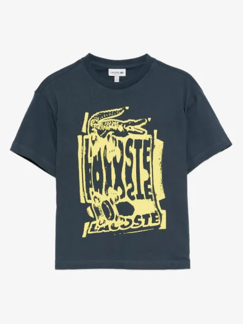 Lacoste playera con estampado gráfico