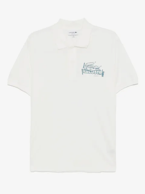 Lacoste playera tipo polo estampada