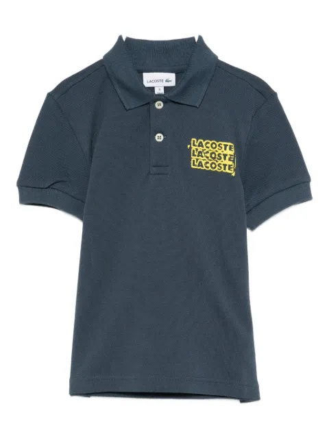 Lacoste logo-printed polo shirt