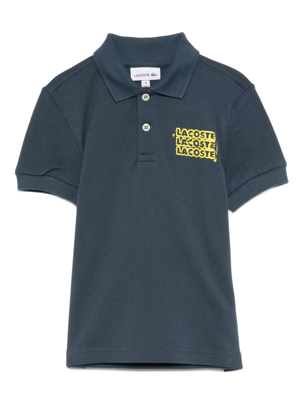 Lacoste Poloshirt met logoprint Blauw