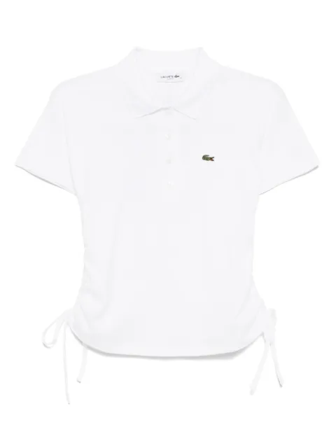 Lacoste adjustable piqué polo top