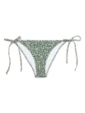 Lacoste printed swim brief - White