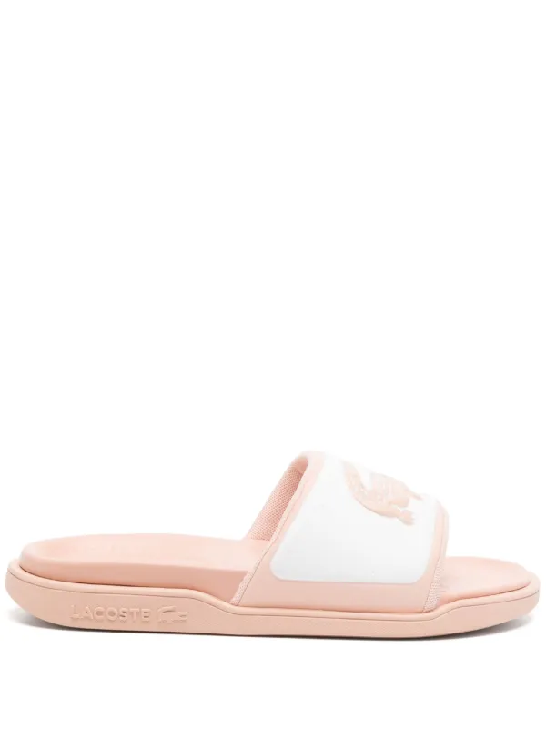 Lacoste Serve Slides | Pink | FARFETCH PH