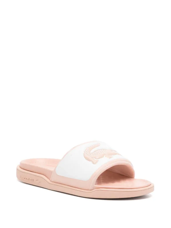 Lacoste Serve Slides Pink FARFETCH JO