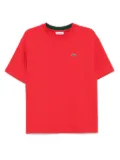 Lacoste double face pique T-shirt - Red