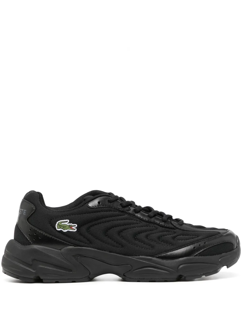 Lacoste Storm 96 2K Lite leren sneakers Zwart