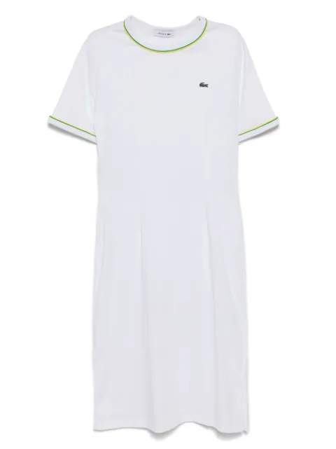 Lacoste trimmed jersey dress