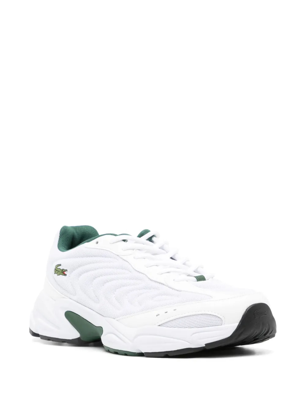 Lacoste Storm 96 2K Lite leren sneakers Wit