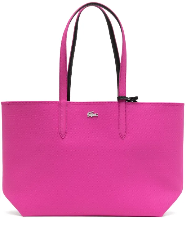 Lacoste Sac Cabas Anna à Design Réversible Rose FARFETCH DZ