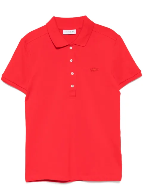 Lacoste logo-patch polo top