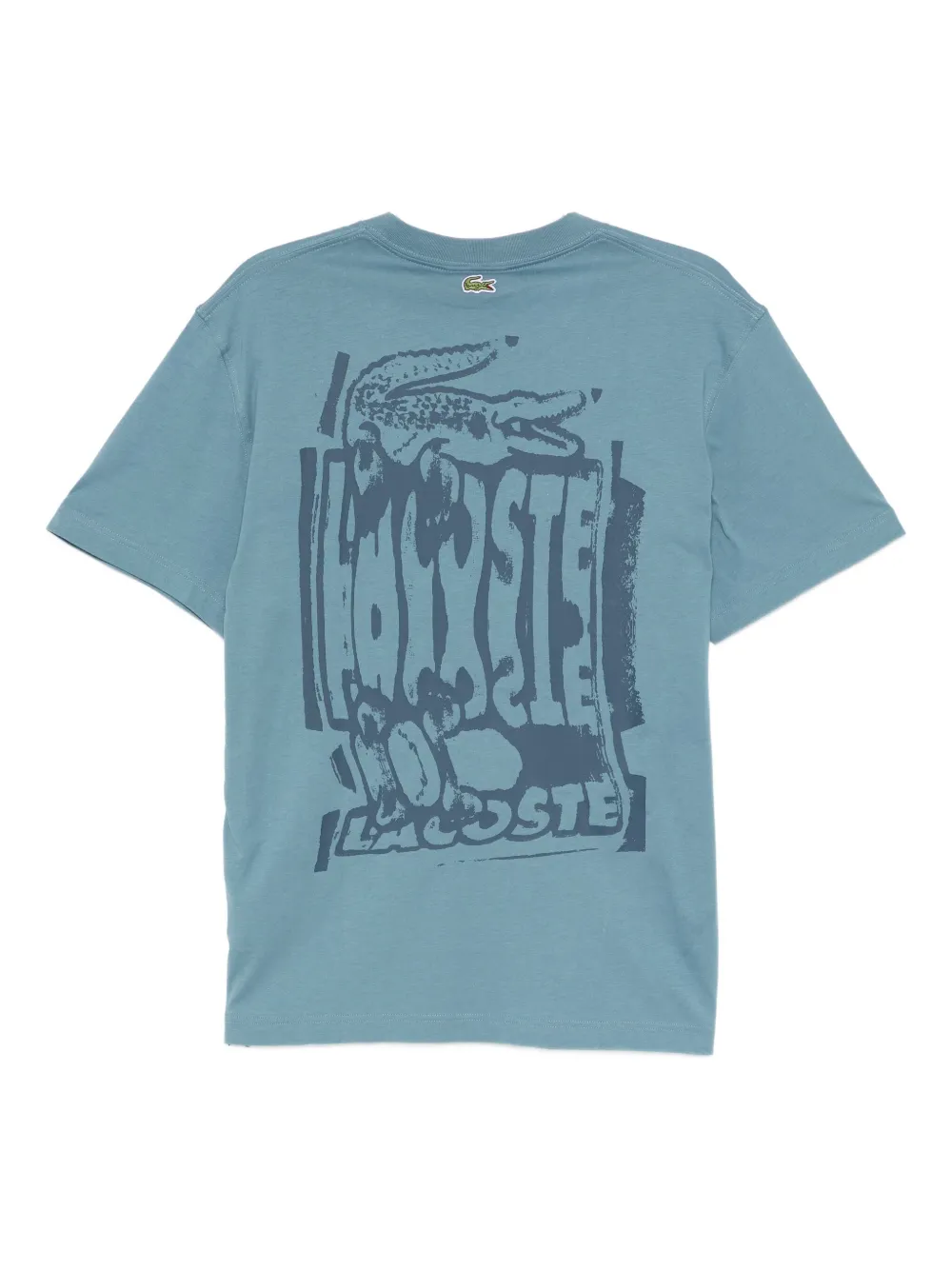 Lacoste T-shirt met logoprint Blauw