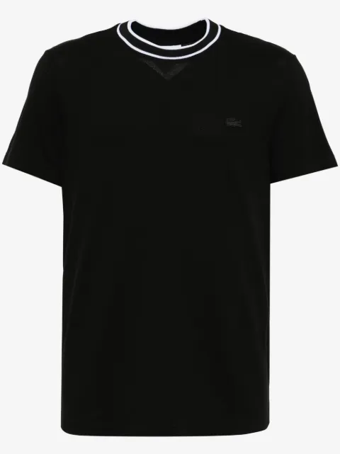 Lacoste Stretch Piqué Stripe Collar t-shirt