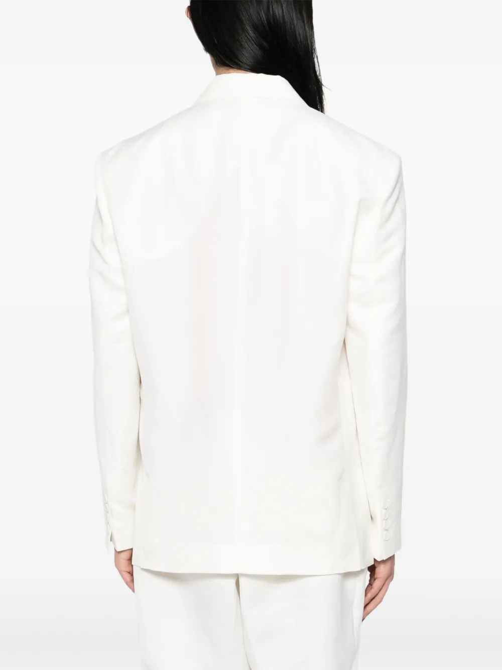 Lacoste Blazer van blend Beige