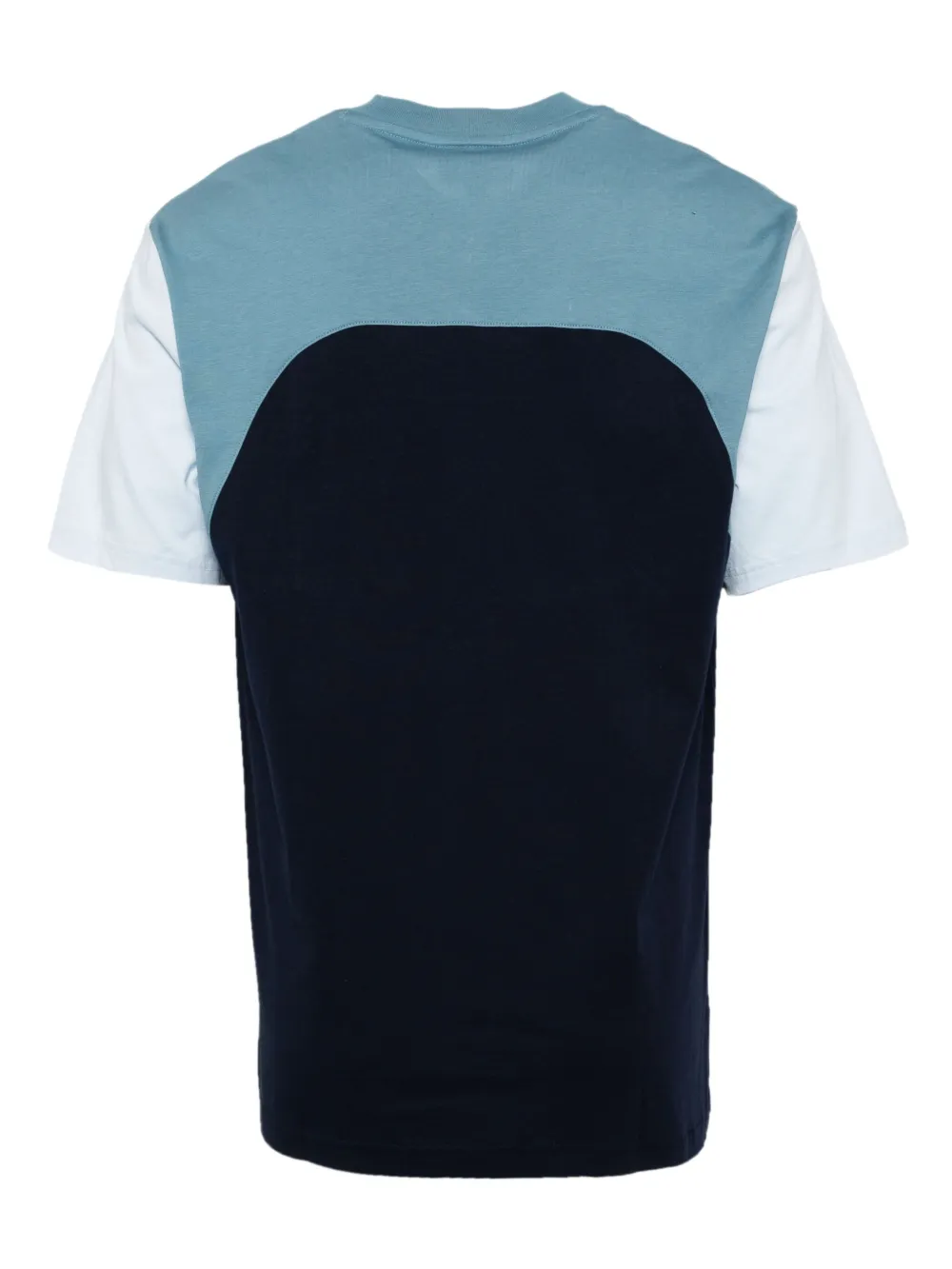 Lacoste T-shirt met colourblocking - Blauw