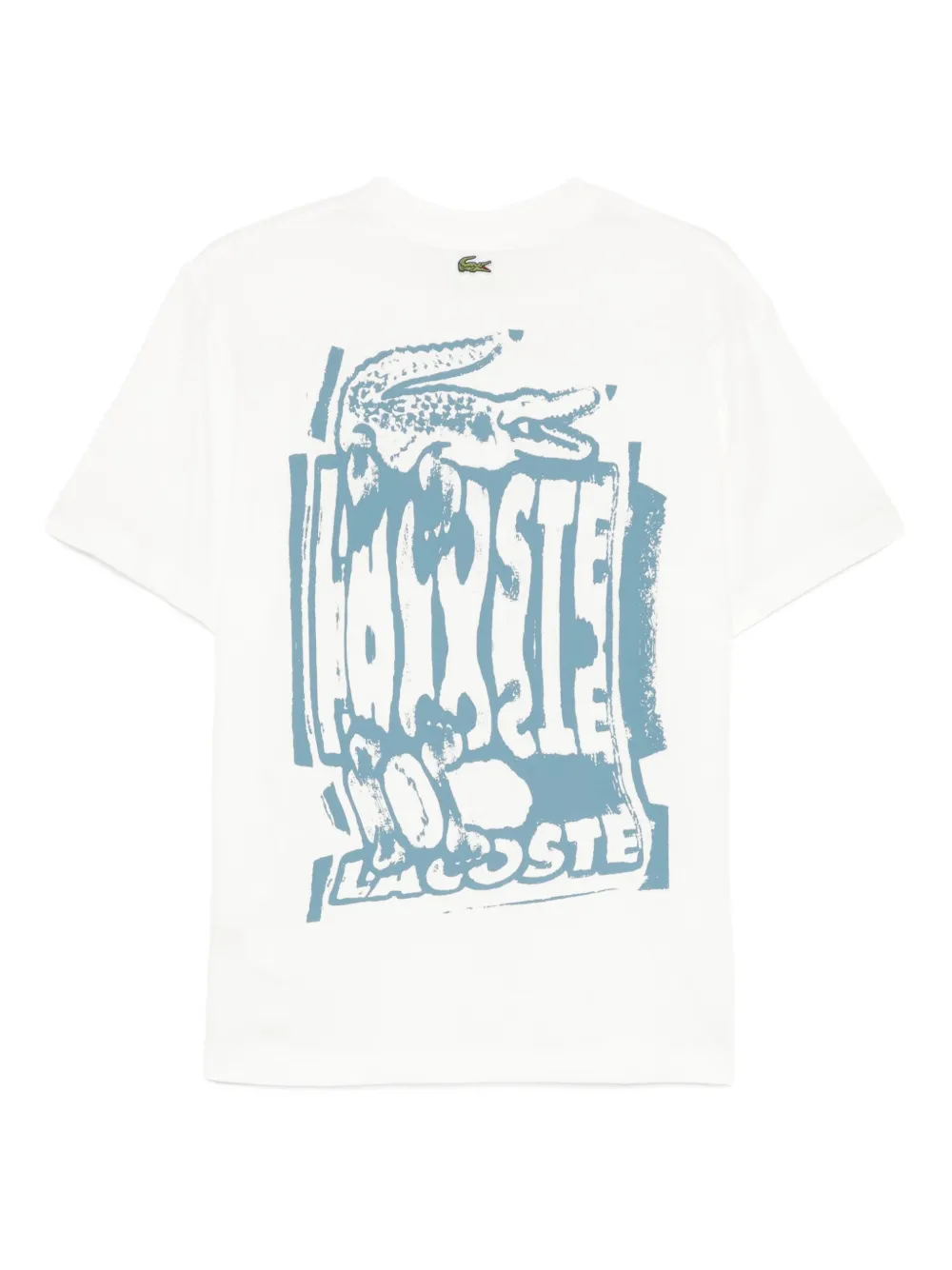 Lacoste T-shirt met logoprint - Wit