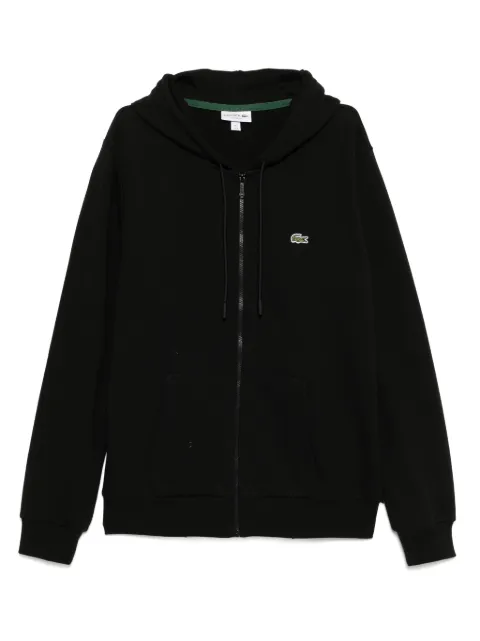 Lacoste zipped fleece sweatshirt