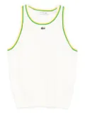 Lacoste Jersey tank top - White