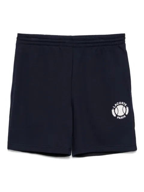 Lacoste 3D-print fleece shorts