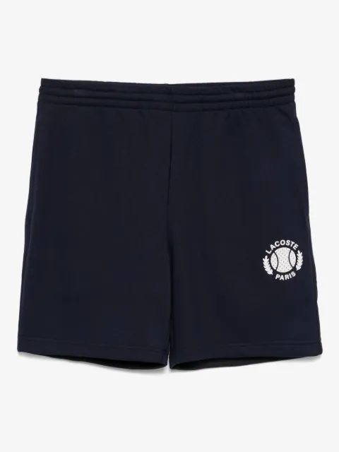 Lacoste 3D-print fleece shorts